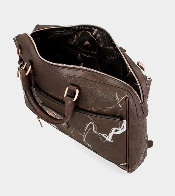 Anekke Brown Briefcase Nature Shodō Irattáskák | AHEM95836