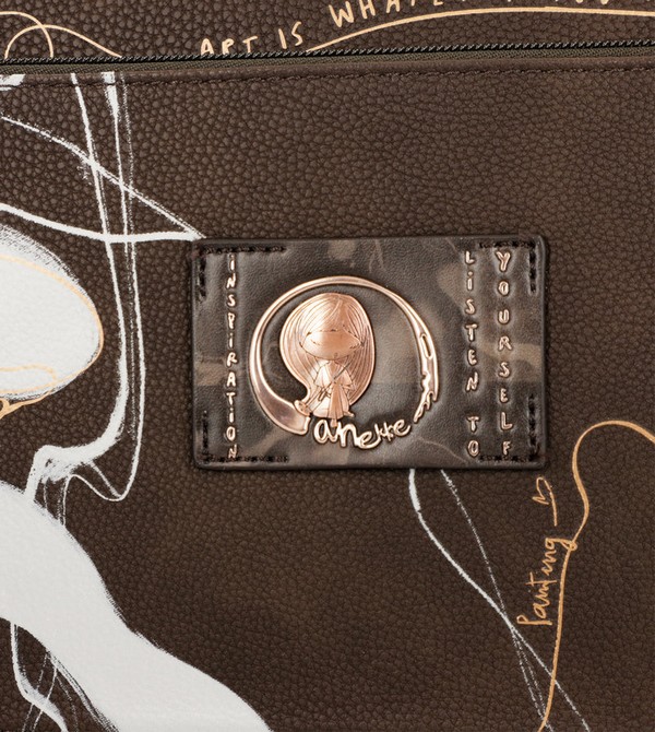 Anekke Brown Briefcase Nature Shodō Irattáskák | AHEM95836