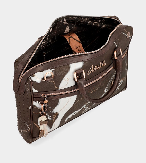 Anekke Brown Briefcase Nature Shodō Irattáskák | AHEM95836