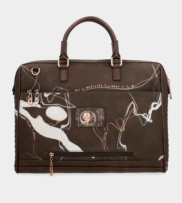 Anekke Brown Briefcase Nature Shodō Irattáskák | AHEM95836