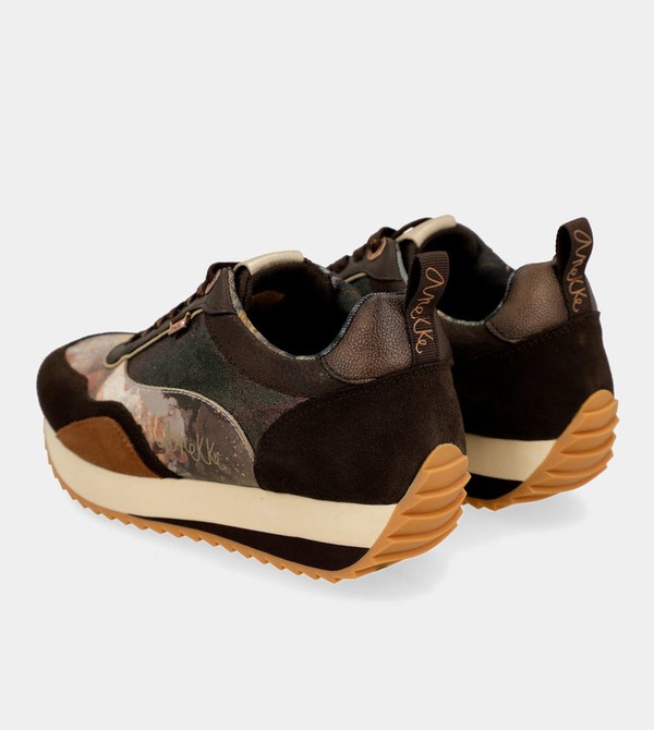 Anekke Brown Palette Patterned Sports Cipő | LNSI98475