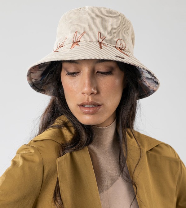 Anekke Contemporary Beige Bucket Kalap | BKIE41258