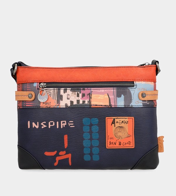 Anekke Contemporary Large Printed Crossbody Táska | VUNL67940