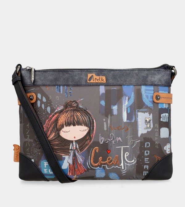 Anekke Contemporary Large Printed Crossbody Táska | VUNL67940