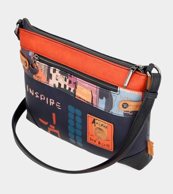 Anekke Contemporary Large Printed Crossbody Táska | VUNL67940