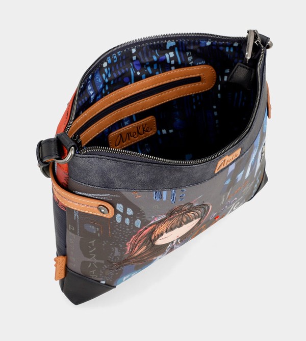 Anekke Contemporary Large Printed Crossbody Táska | VUNL67940