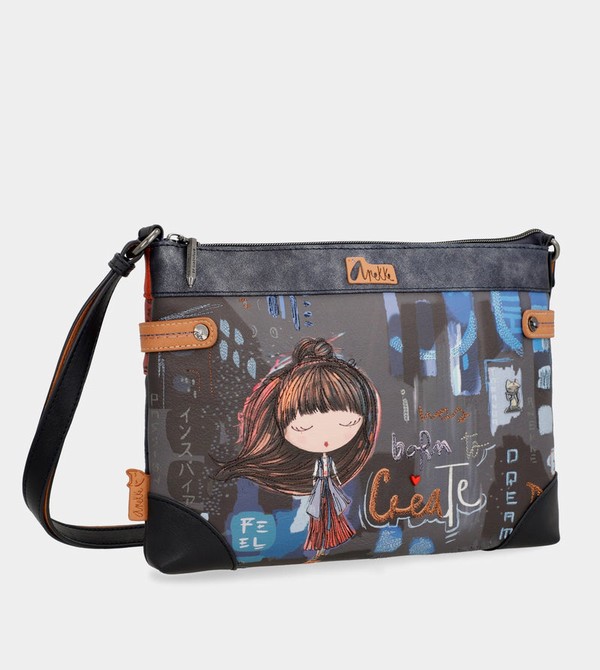 Anekke Contemporary Large Printed Crossbody Táska | VUNL67940