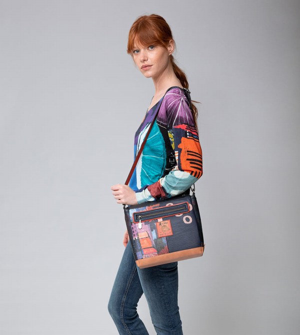 Anekke Contemporary Rectangular 3 Compartment Contemporary Crossbody Táska | IBYQ83579