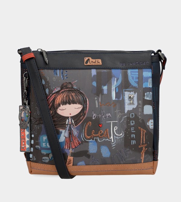 Anekke Contemporary Rectangular 3 Compartment Contemporary Crossbody Táska | IBYQ83579