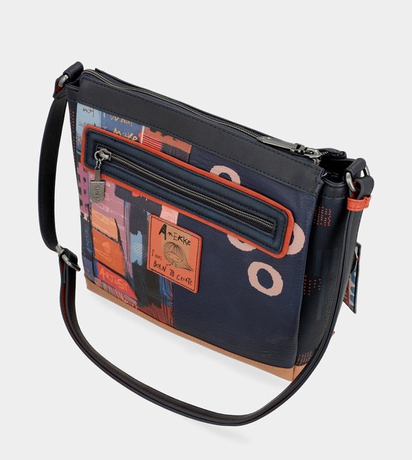 Anekke Contemporary Rectangular 3 Compartment Contemporary Crossbody Táska | IBYQ83579