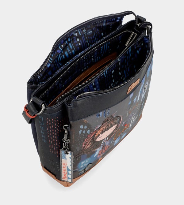 Anekke Contemporary Rectangular 3 Compartment Contemporary Crossbody Táska | IBYQ83579