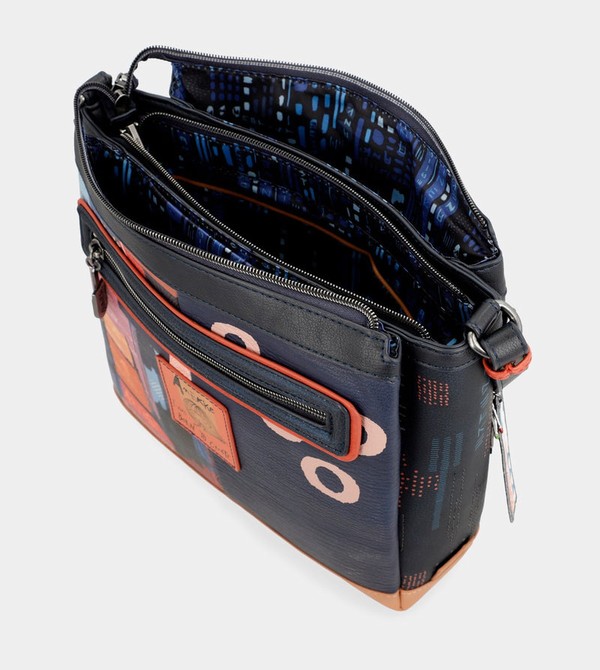 Anekke Contemporary Rectangular 3 Compartment Contemporary Crossbody Táska | IBYQ83579