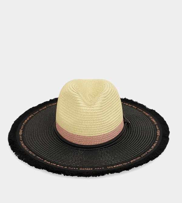 Anekke Contrast Raffia Kalap | QACI91273