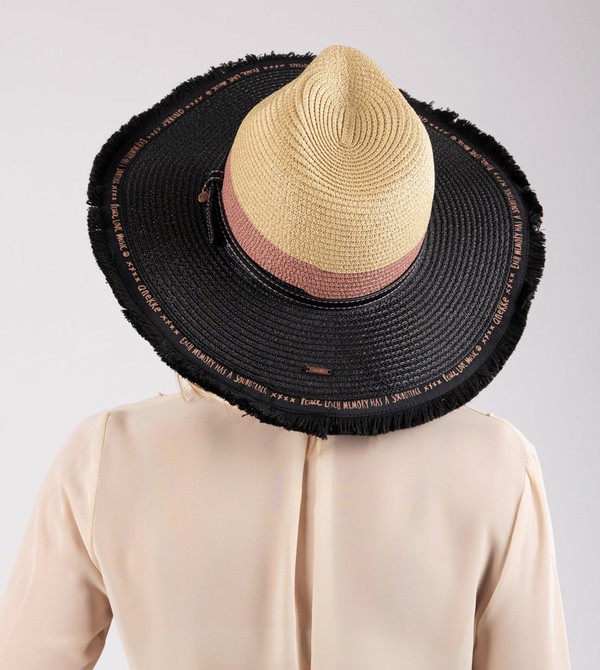 Anekke Contrast Raffia Kalap | QACI91273