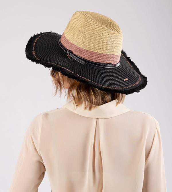 Anekke Contrast Raffia Kalap | QACI91273