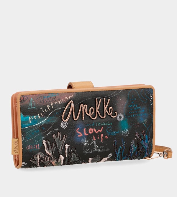 Anekke Coral Black Large Pénztárca | MPJI21578