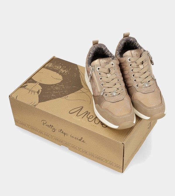 Anekke Dreams Brown Wedge Cipő | SHMA75948