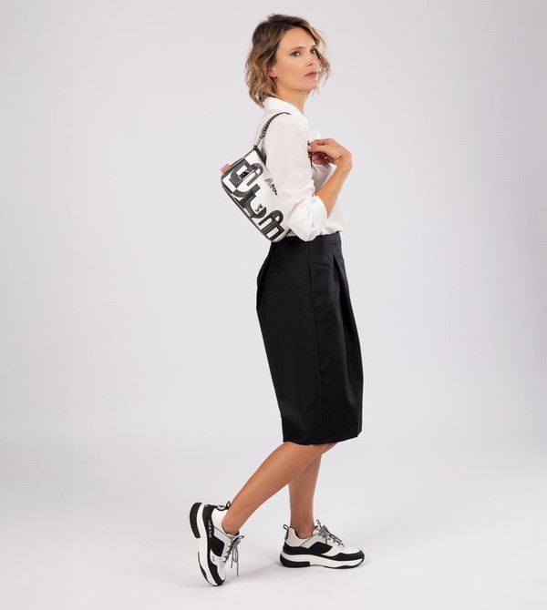 Anekke Fashion Black & White Cipő | EHWK82360