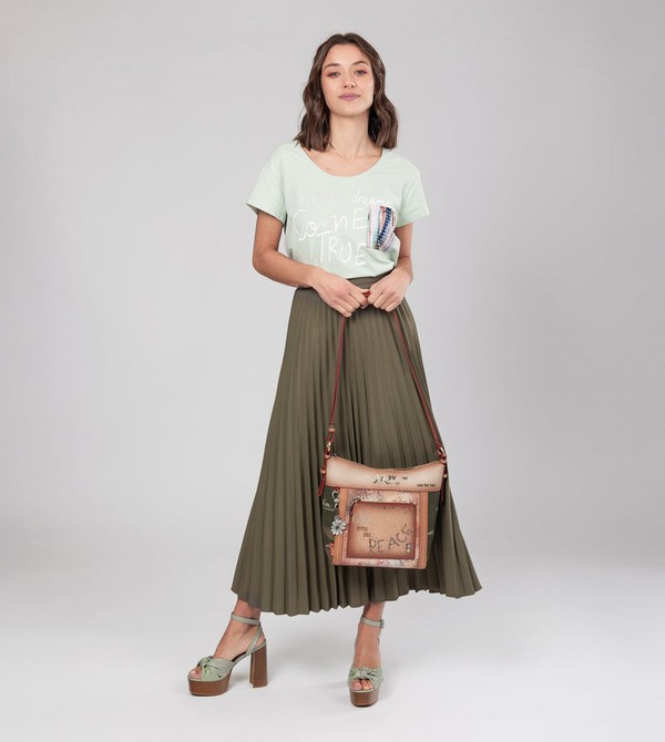 Anekke Flowers Large Crossbody Táska | HCFT25148