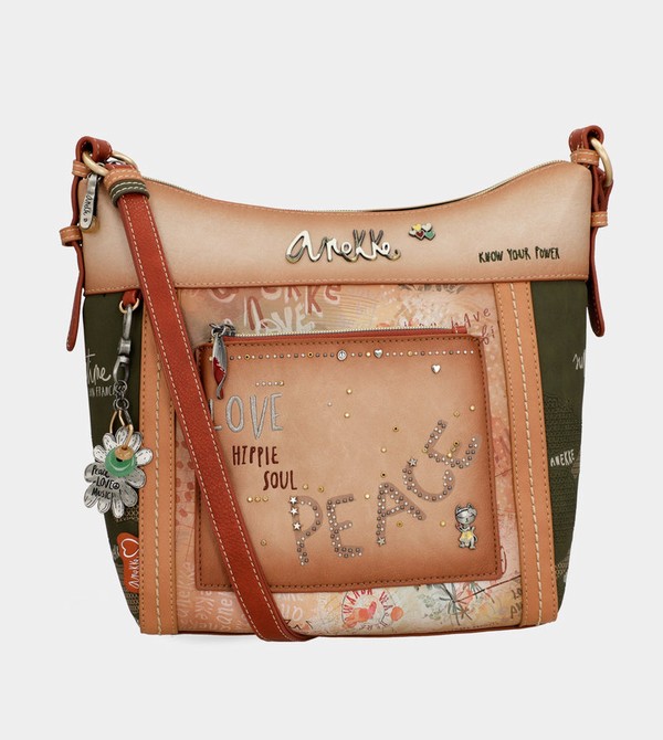 Anekke Flowers Large Crossbody Táska | HCFT25148