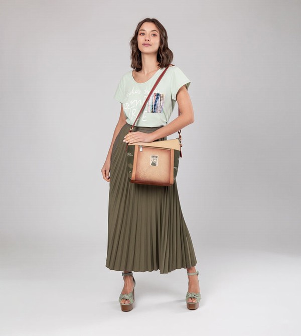 Anekke Flowers Large Crossbody Táska | HCFT25148