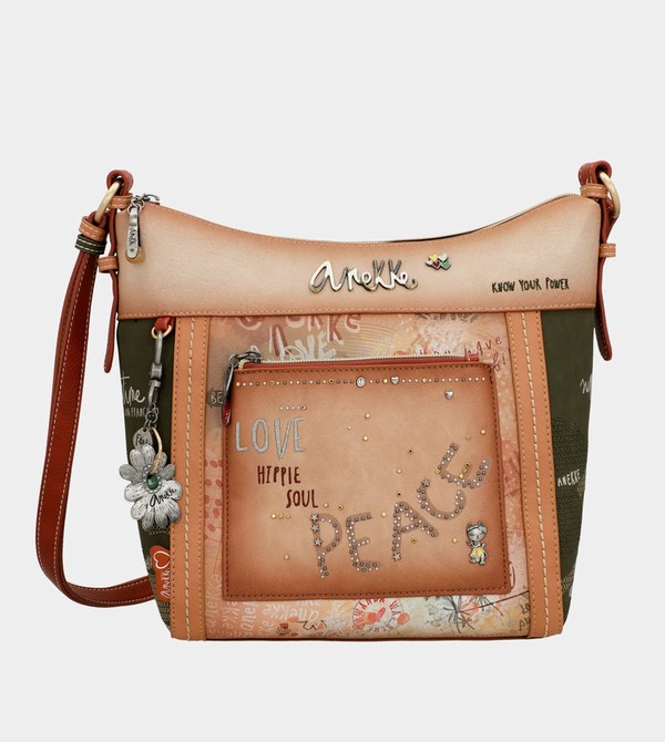 Anekke Flowers Large Crossbody Táska | HCFT25148