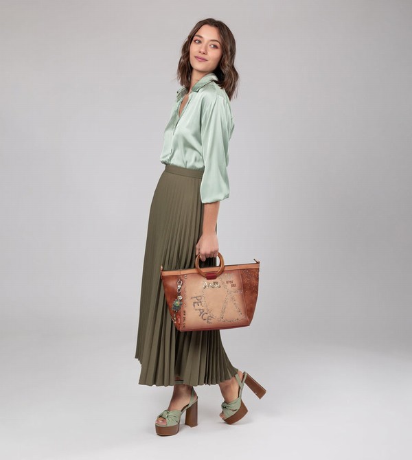 Anekke Flowers Rounds Crossbody Táska | EFWY04635