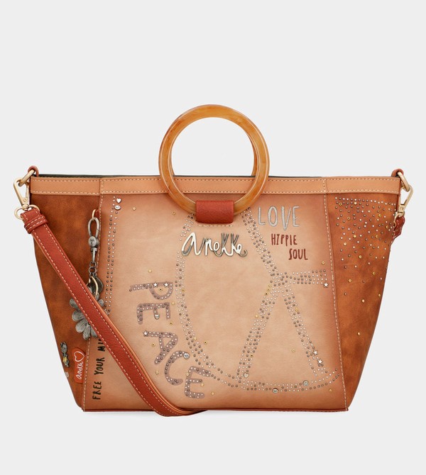 Anekke Flowers Rounds Crossbody Táska | EFWY04635