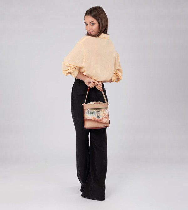 Anekke Flowers With Rope Closure Crossbody Táska | CQZD70264