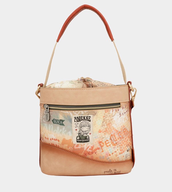 Anekke Flowers With Rope Closure Crossbody Táska | CQZD70264
