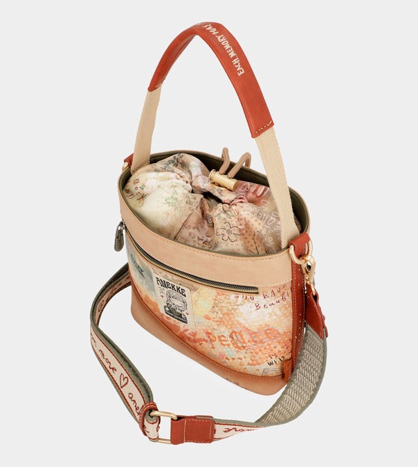 Anekke Flowers With Rope Closure Crossbody Táska | CQZD70264