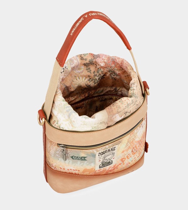 Anekke Flowers With Rope Closure Crossbody Táska | CQZD70264