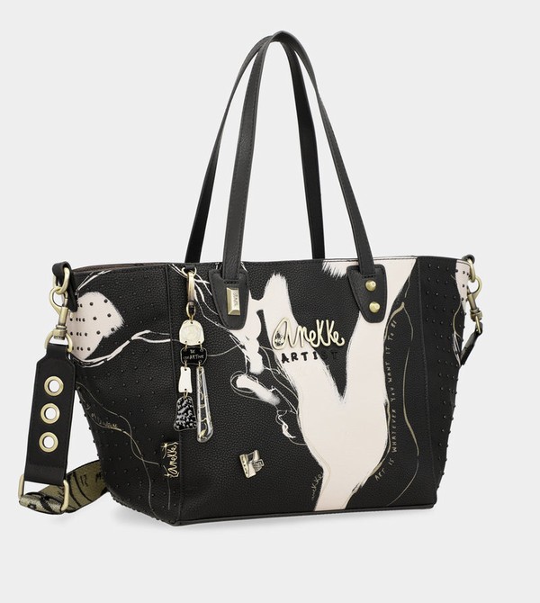 Anekke Large Black Shopper Nature Shodō Kézitáska | JBYK59821