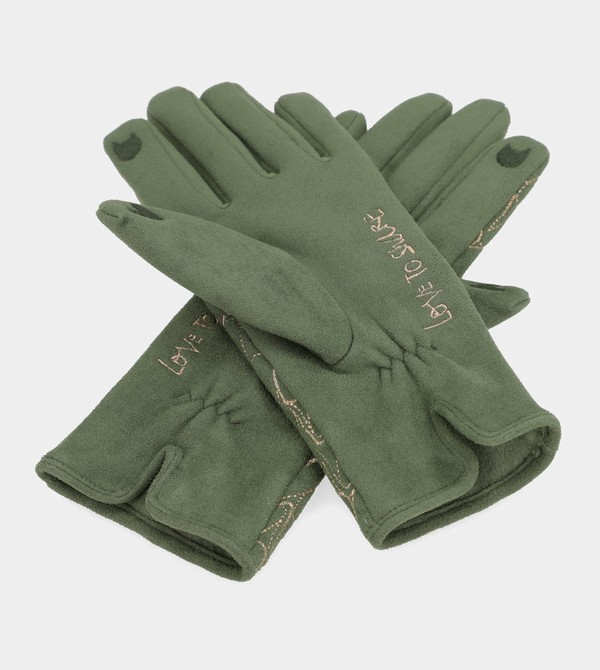 Anekke Logo Green Kesztyű | HLNO17034