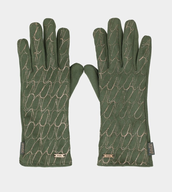 Anekke Logo Green Kesztyű | HLNO17034