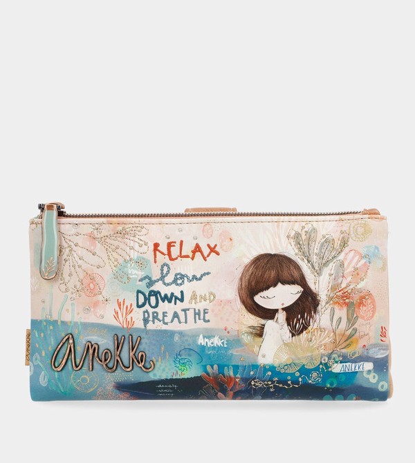 Anekke Mediterranean Large Flexible Fabric Pénztárca | SZCY27851