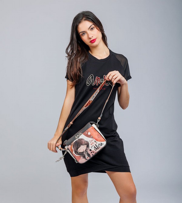 Anekke Medium With 3 Compartments Alma Crossbody Táska | LHGN39248