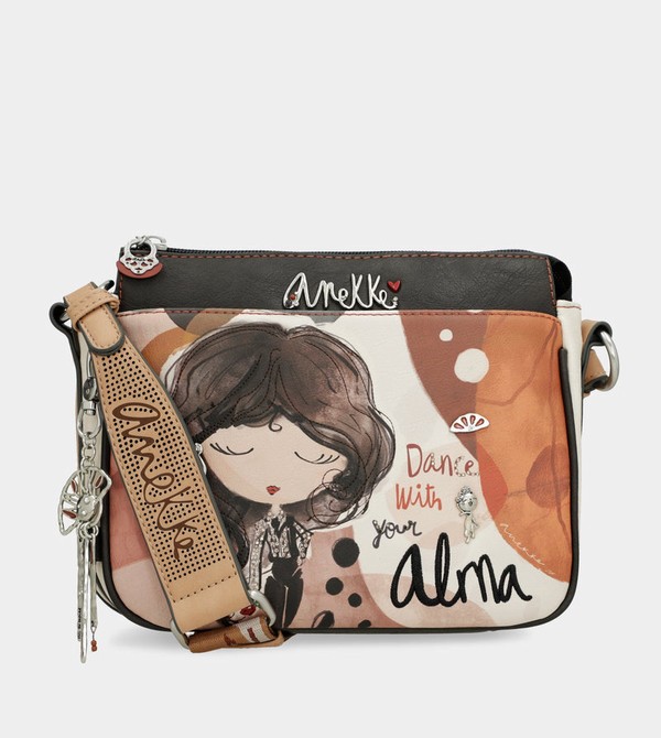 Anekke Medium With 3 Compartments Alma Crossbody Táska | LHGN39248