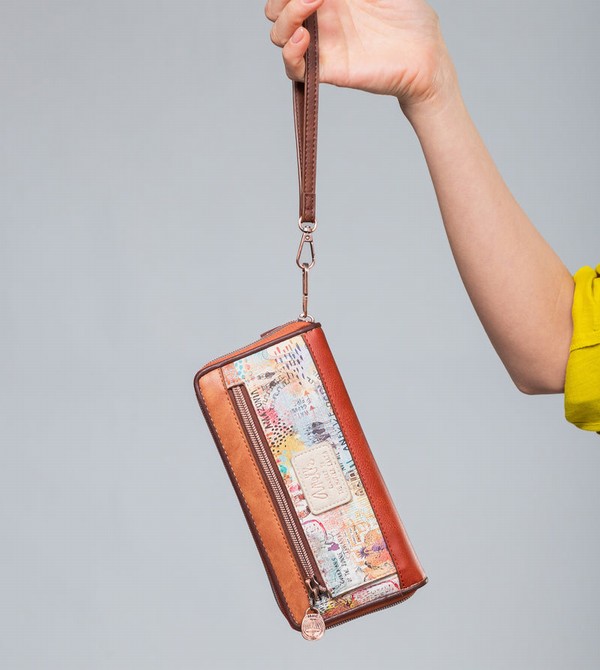 Anekke Menire Large Rfid Embossed Pénztárca | JWCD31904