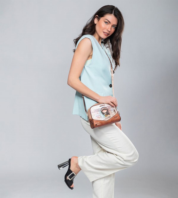 Anekke Menire Printed Crossbody Táska | OHBZ58197