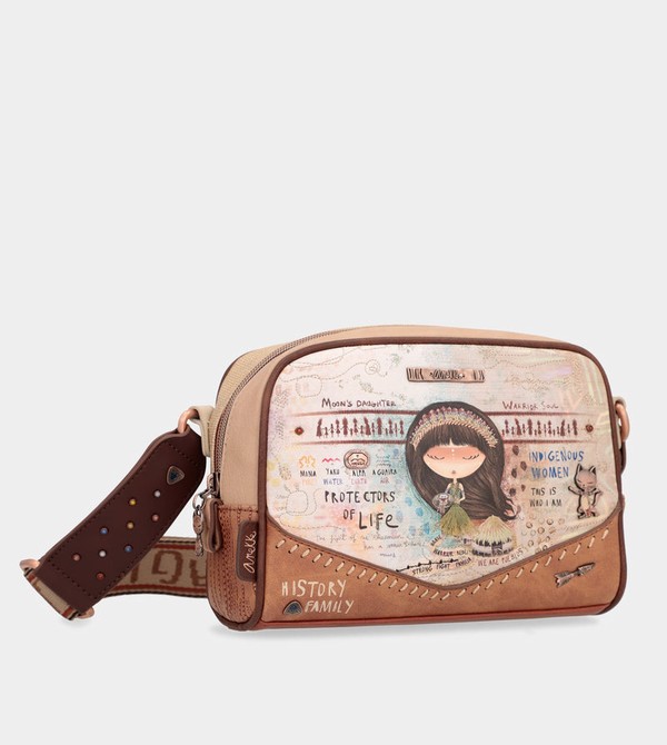 Anekke Menire Printed Crossbody Táska | OHBZ58197