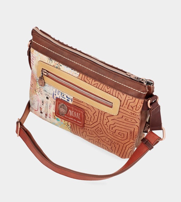 Anekke Menire With 2 Compartments Crossbody Táska | RQNE20894