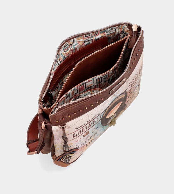 Anekke Menire With 2 Compartments Crossbody Táska | RQNE20894