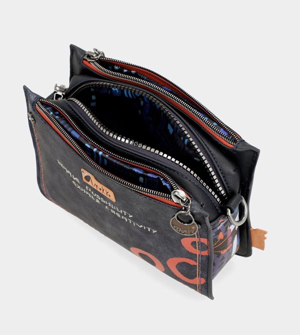 Anekke Nagare 3 Compartments Small Crossbody Táska | GWSC83560