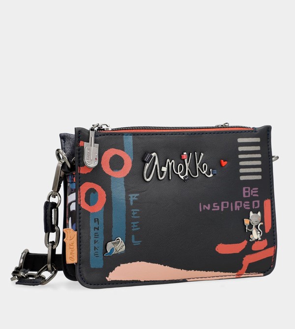 Anekke Nagare 3 Compartments Small Crossbody Táska | GWSC83560