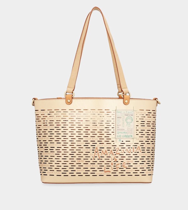 Anekke Nature Pachamama Large Golden Crossbody Táska | MWGC39850