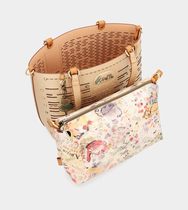 Anekke Nature Pachamama Large Golden Crossbody Táska | MWGC39850