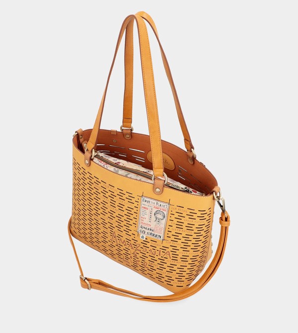 Anekke Nature Pachamama Ochre Large Crossbody Táska | ZRAT95463