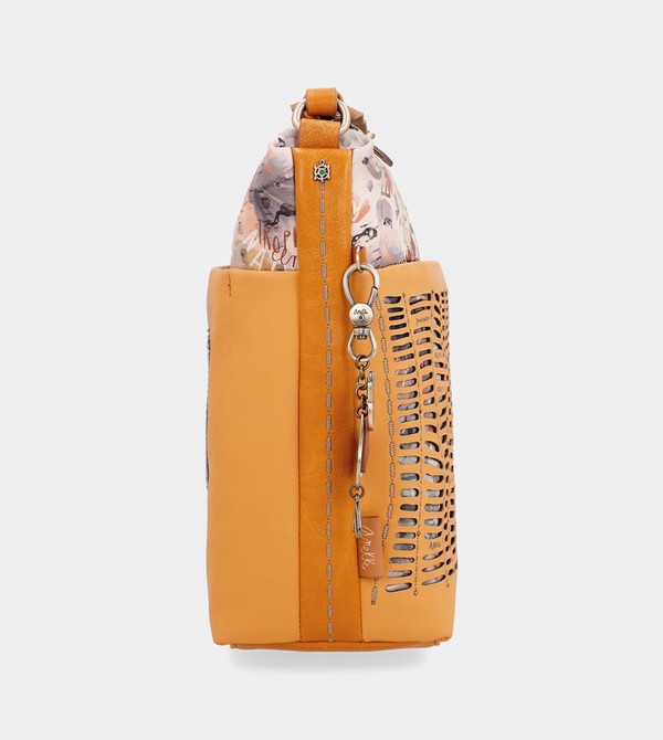 Anekke Nature Pachamama Ochre Large Messenger Crossbody Táska | VXLU71042