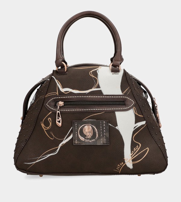 Anekke Nature Shodō Brown 2-handle Kézitáska | SKJN09642